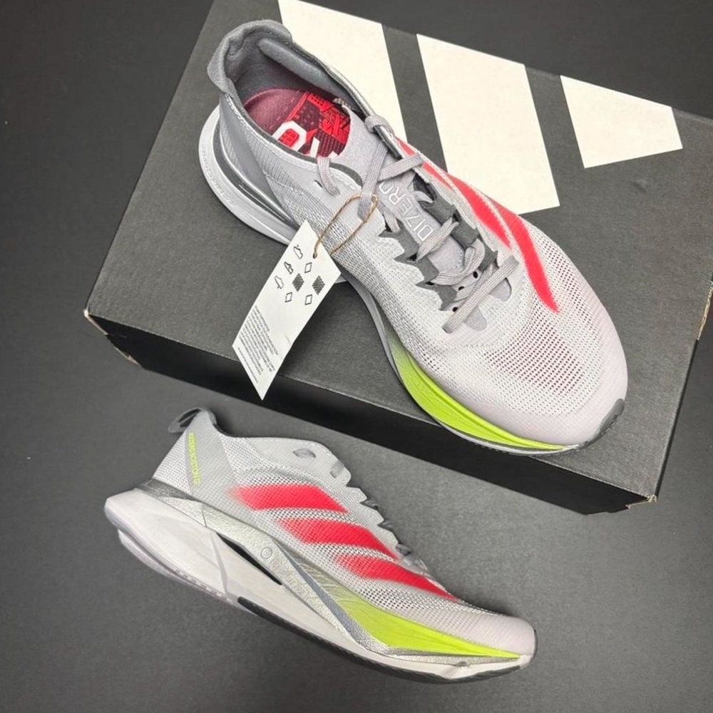 Adidas Silver ADIZERO BOSTON 12 Women’s Sneakers